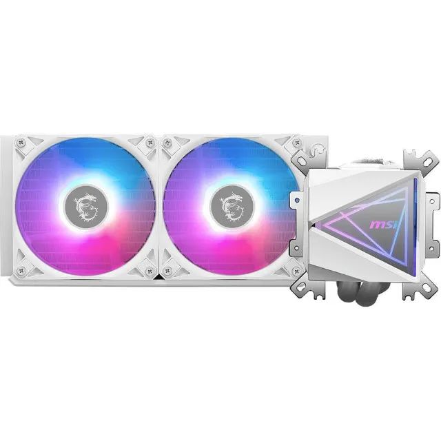 Water Cooler MSI MAG Coreliquid I240, ARGB, 240mm, Intel e AMD, Branco, 12x 45,57 - Foto 2