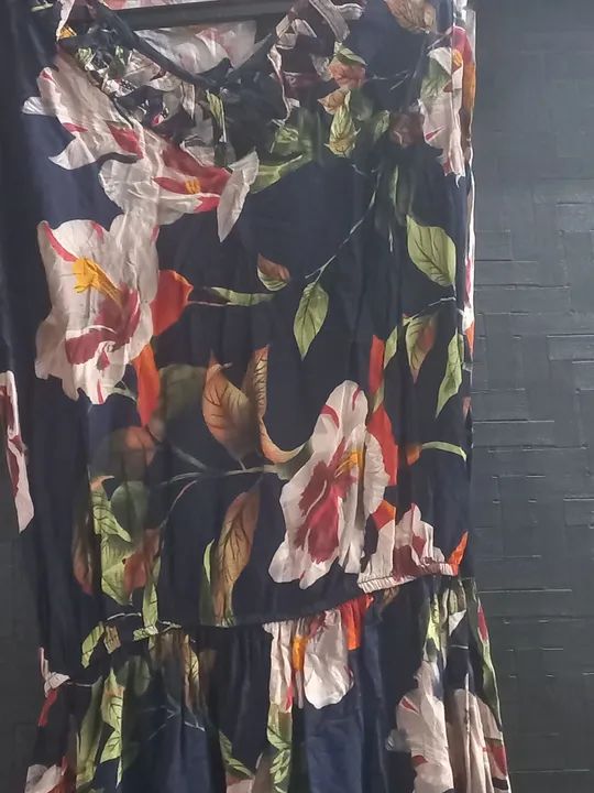 Vestido Longo Floral tam m  - Foto 2