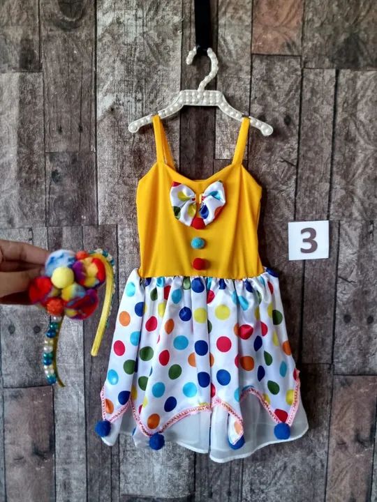 Fantasia de Palhaço Infantil - menina - Foto 2