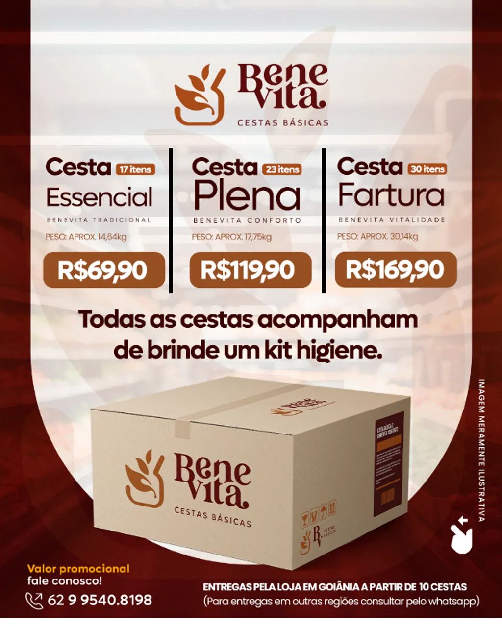 Cesta Básica Fartura - Benevita Vitalidade - Foto 4
