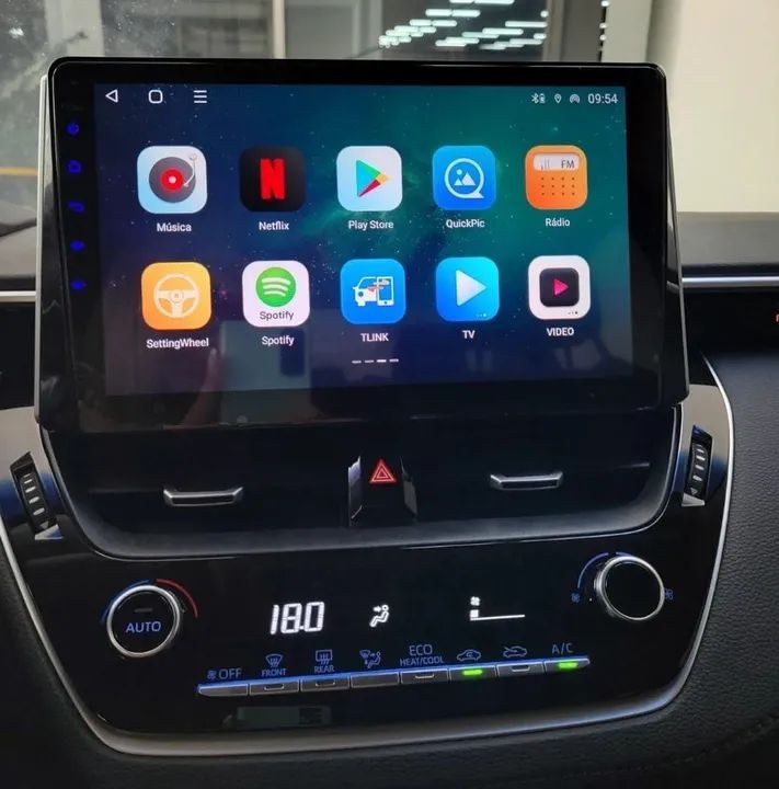 MULTIMIDIA COROLLA KRONOS 10 POLEGADAS  ANDROID 2/32 CARPLAY  TV FULL HD - Foto 4