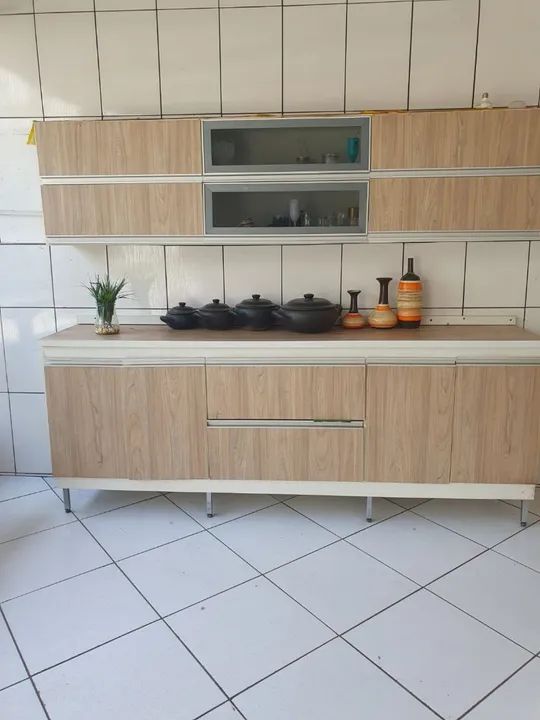 Armário de cozinha em madeira - usado - Foto 4