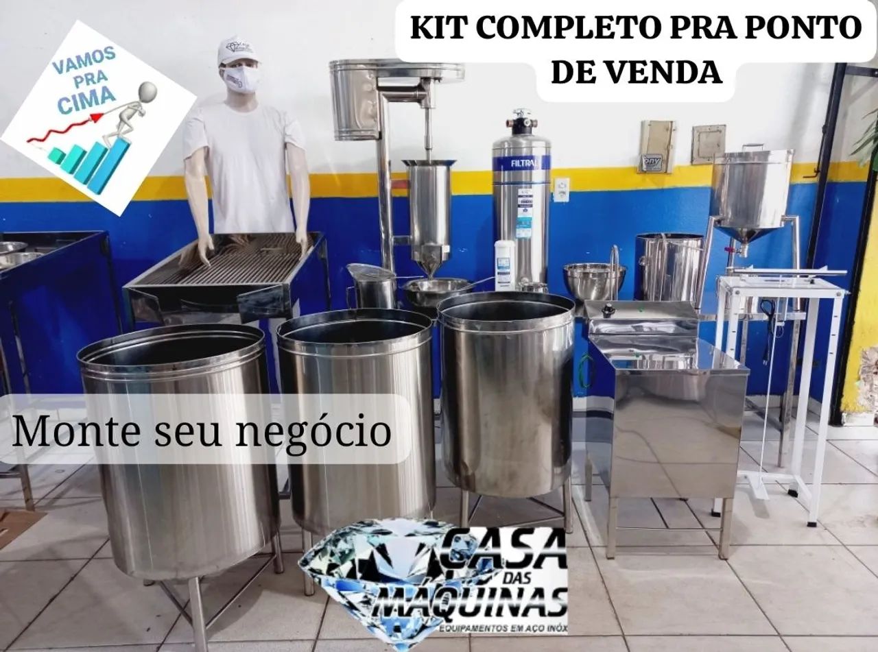 Kit Básico Inox para Açaí - Equipamento Comercial - Foto 2