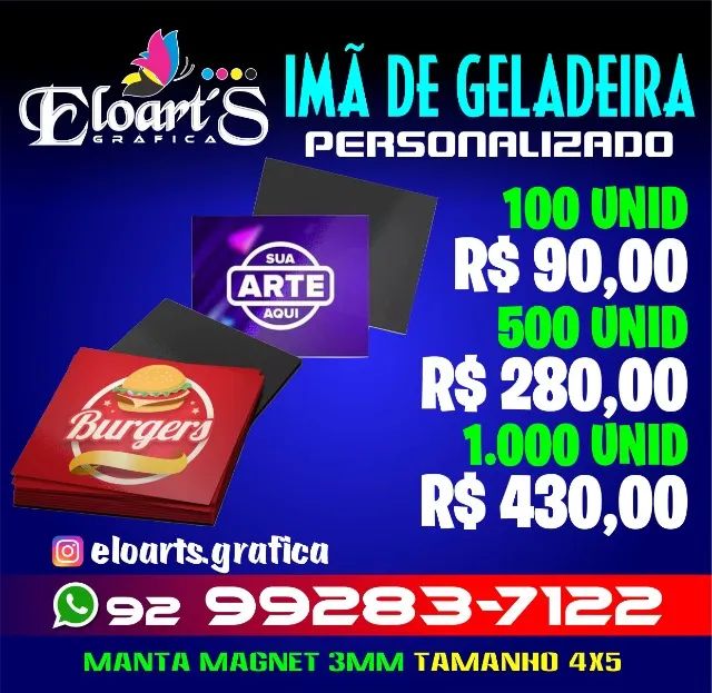 Imãs de Geladeira