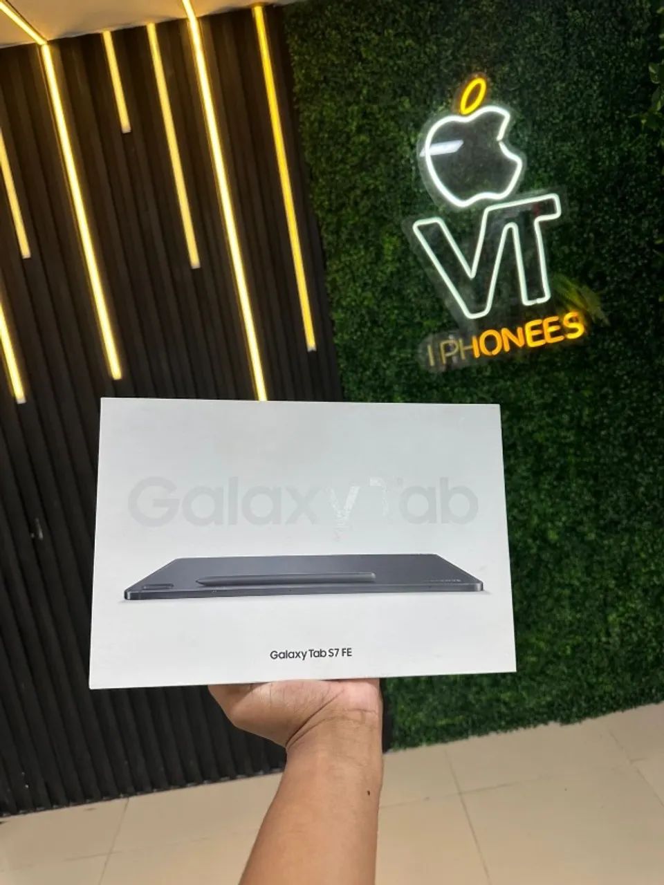 Tablet galaxy s7 fé 128GB - wifi chip oportunidade 