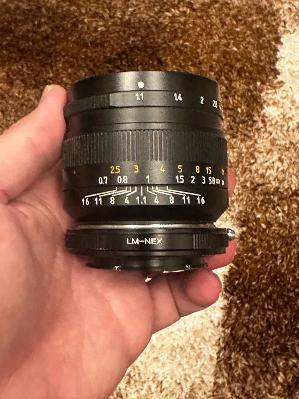 Lente manual Sony FE 50mm F/1.1 (super clara) para Sony