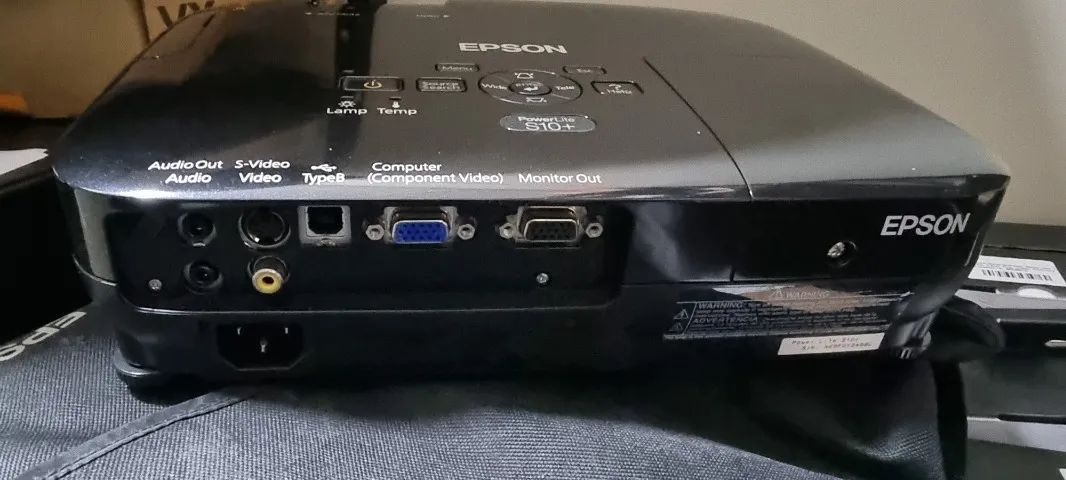 Projetor Epson PowerLite S10 SVGA (lâmpada ruim) - Foto 3