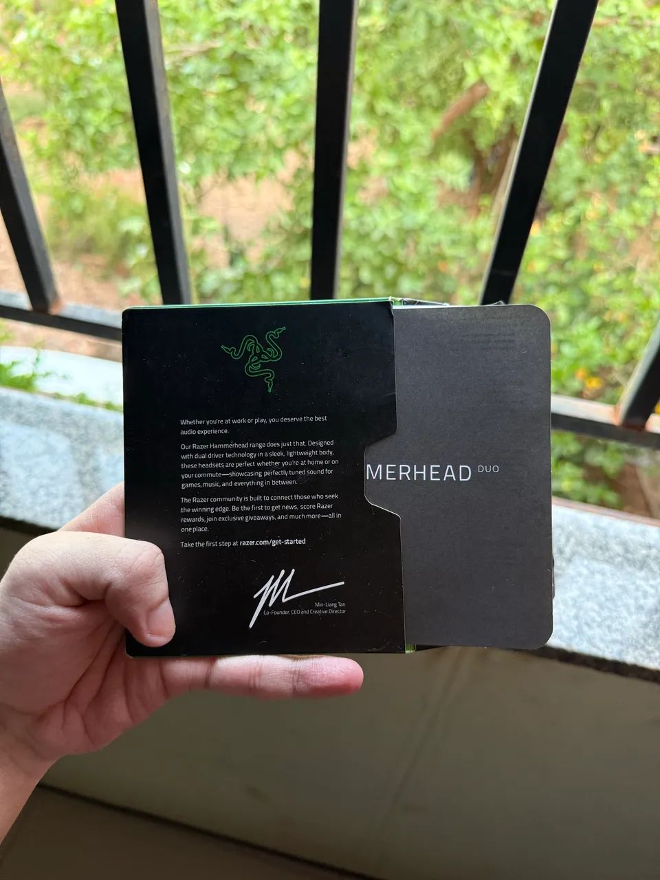 FONE RAZER HAMMERHEAD DUO ORIGINAL  - Foto 4