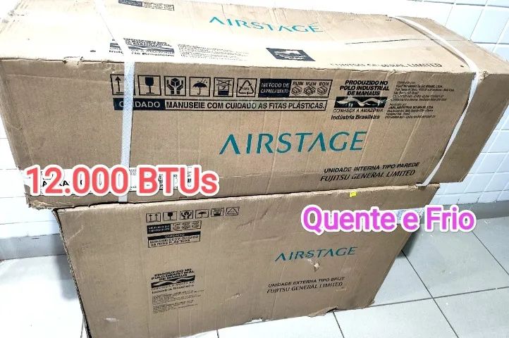 Ar Split Fujistu Airstage INVERTER 12000 BTUs + Novo + Nota + 1 Ano Garantia+ Cartão 12x*! - Foto 2