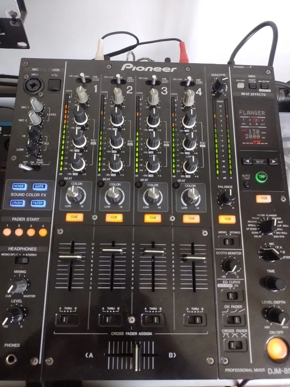 Mixer Djm850 Pioneer com case e cover - Foto 4
