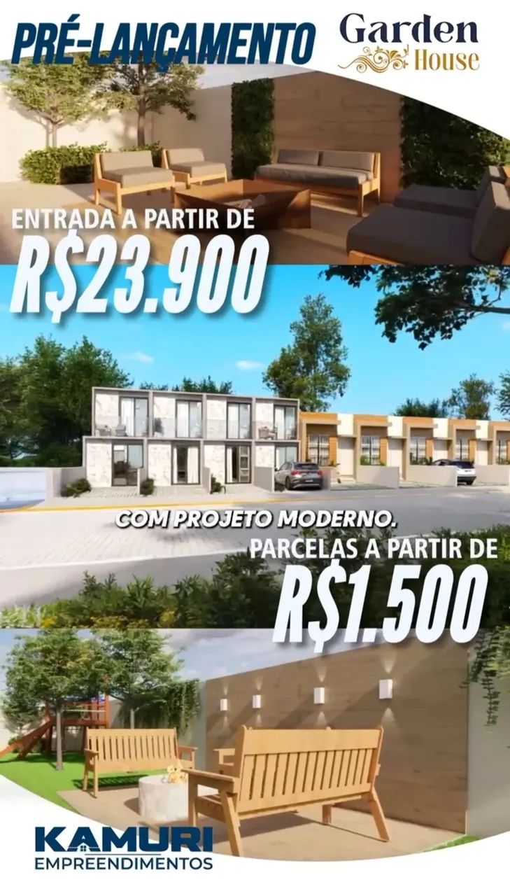 Sobrado para venda com 60 metros quadrados com 2 quartos em Camacho - Jaguaruna - SC