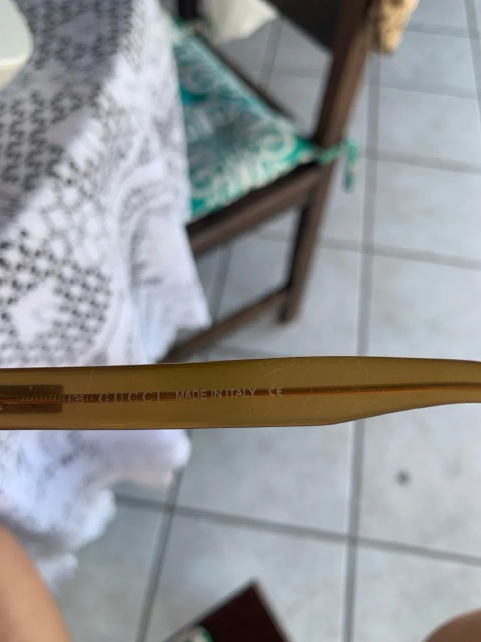 Óculos Gucci GG1186 E7Y Original - Foto 4