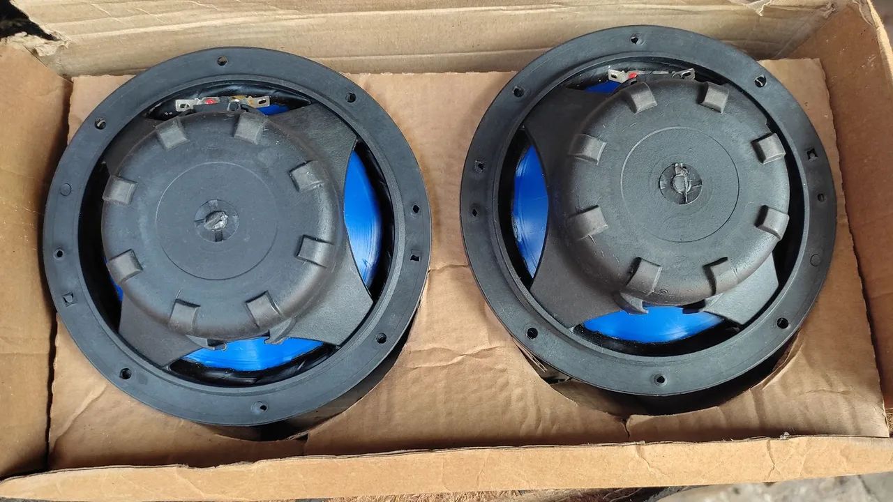 Alto falantes 6" polegadas triaxial 80w - Foto 2