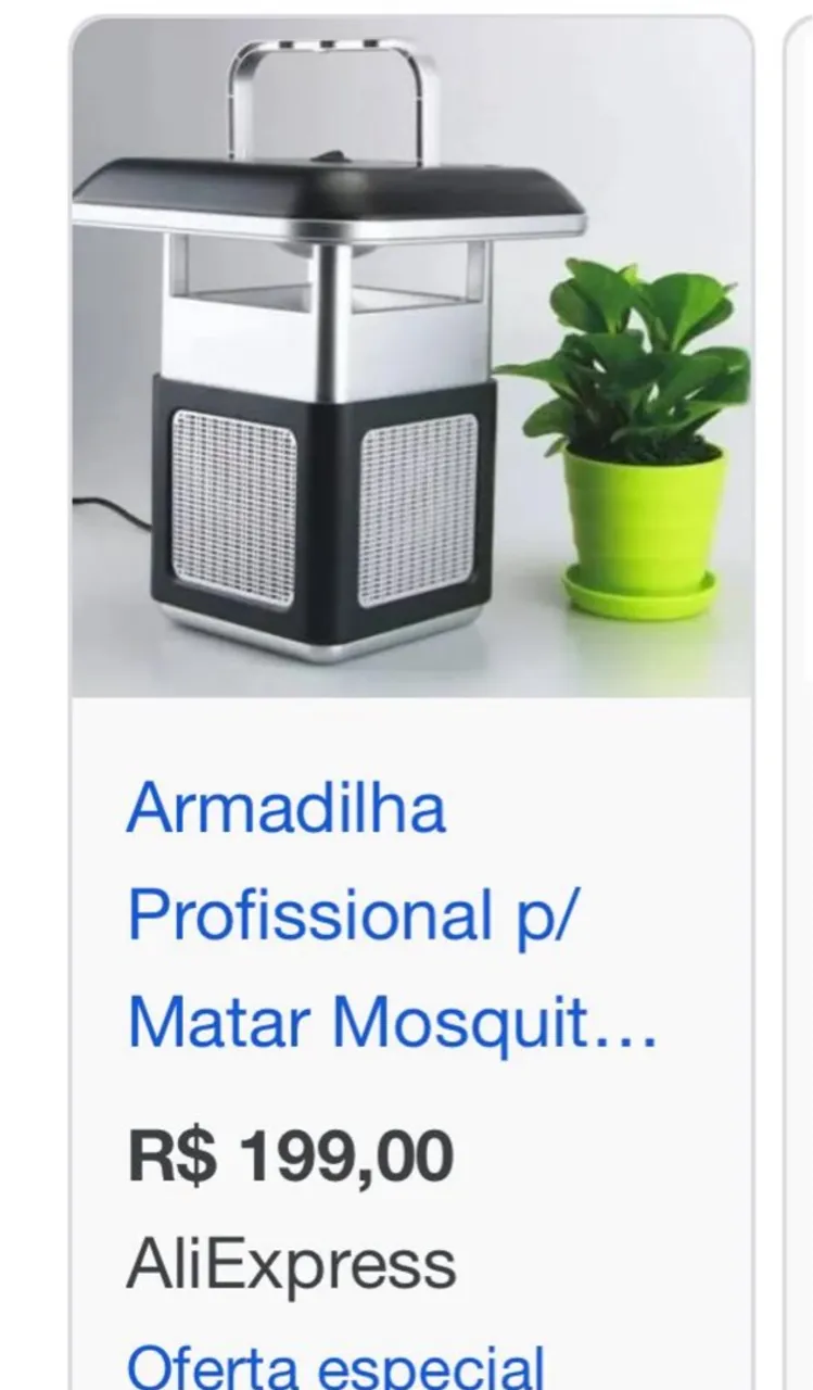 Armadilha Profissional p/ Matar Mosquito