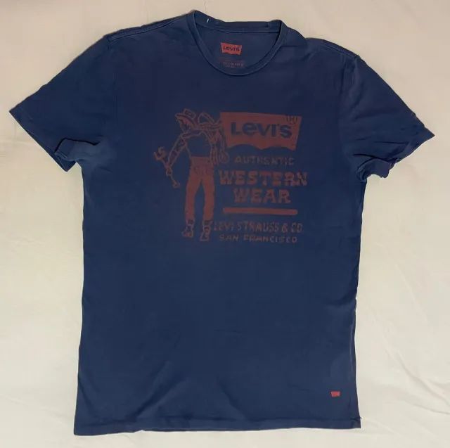 Camiseta Levi`s Original Azul Tam M