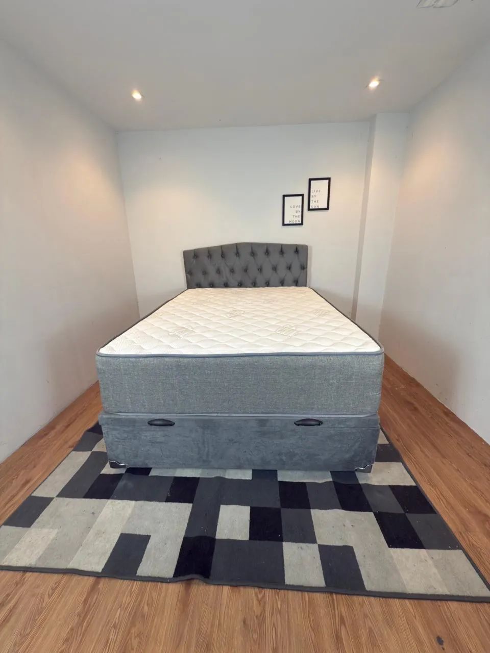 Cama baú casal colchão molas ensacadas  - Foto 3