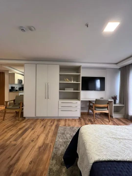 Flat Suíte Confortável com Cama Queen e Cozinha Americana - Foto 4