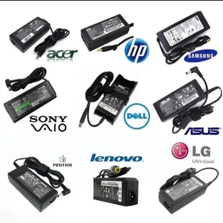 Carregador para notebook acer asus lg Lenovo Samsung Novo entregamos  - Foto 3