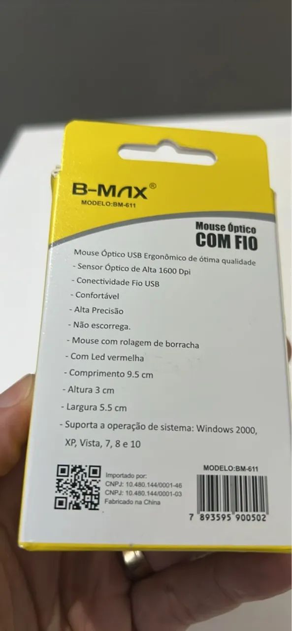 Mouse B-MAX BM-611 - 1600 DPI - USB - Foto 2