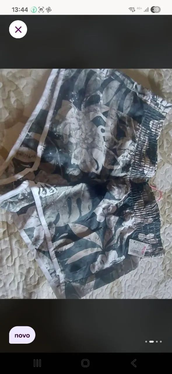 3 Shorts Feminino Estampado