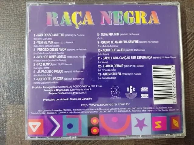 Kit 2 Cds Raça Negra - Não Posso Aceitar  É Disso Que Preciso (Usado)  - Foto 4