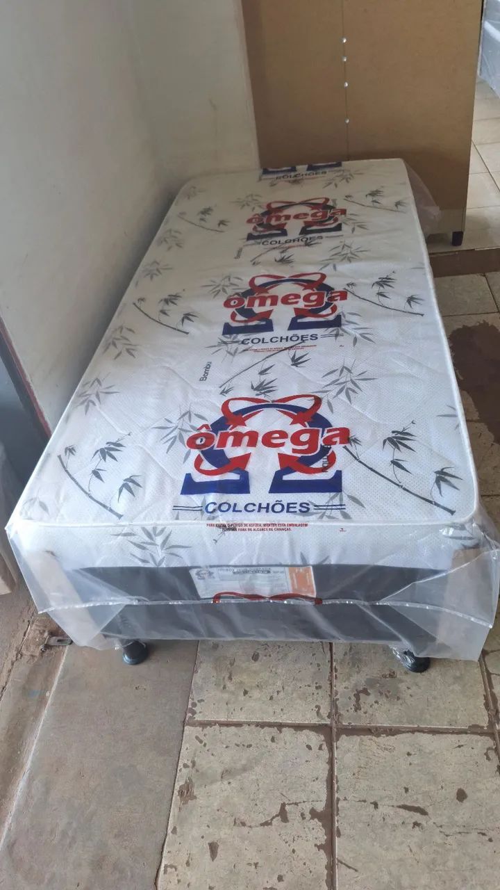 Cama de solteiro espuma 8 cm