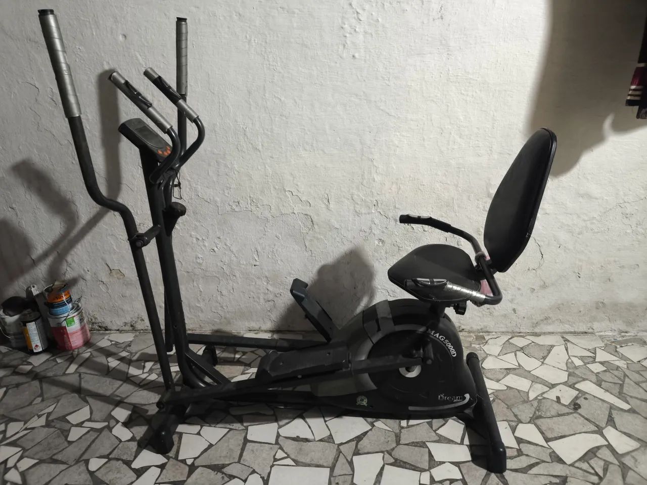 Bicicleta Ergométrica Horizontal + Elíptico Mag 5000d Dream - Foto 2