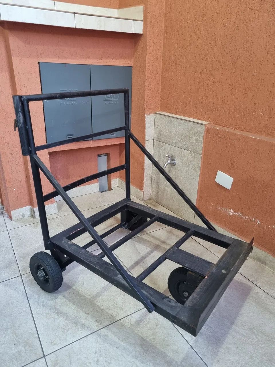 Carrinho de Carga Ambulante Reforçado + Isopor