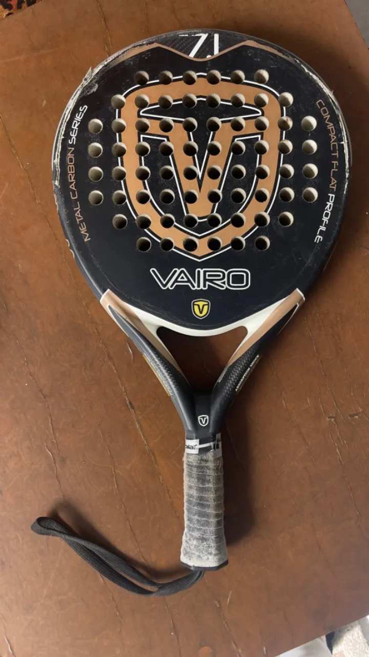 Raquete de Padel Vairo Metal Carbon Series + Capa