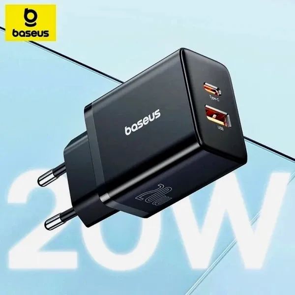 Carregador Baseus 20W Dual Port Rápido  - Foto 4