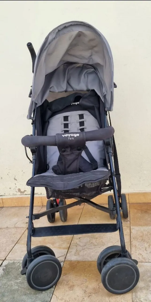 Carrinho de Bebê Voyage Park - Cinza