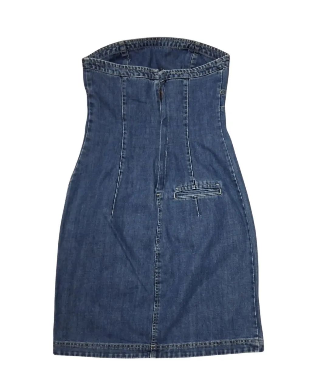 Lindo Vestido jeans tomara que caia da Sacada - Foto 5
