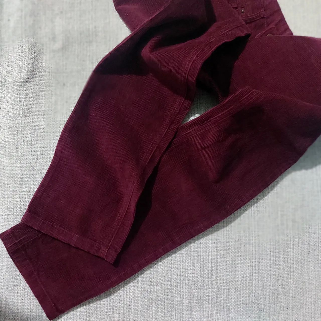  Petit Bateau calça veludo vinho-12 anos - Foto 3