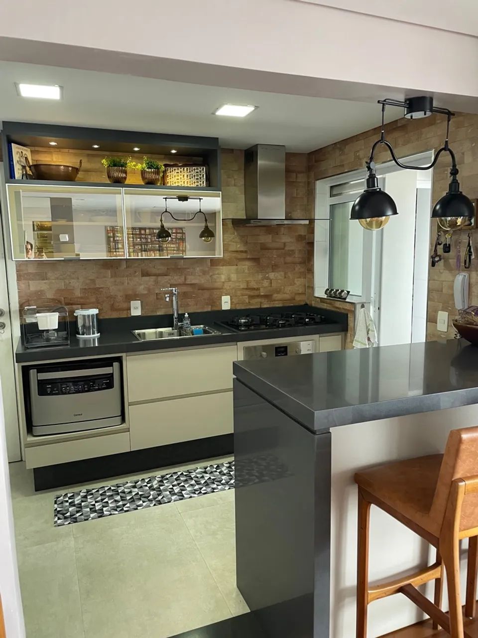 Coifa Vidro Plano Parede Brastemp