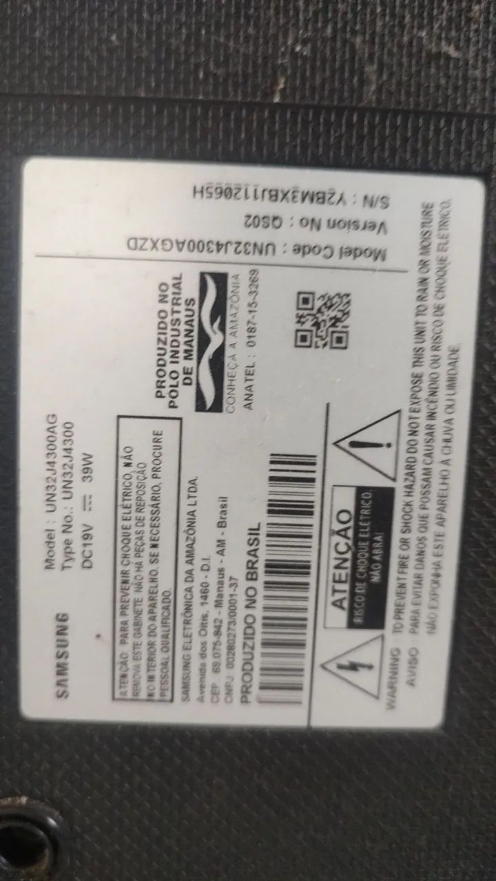 Tv Samsung 32 UN32J4300AG - Foto 2