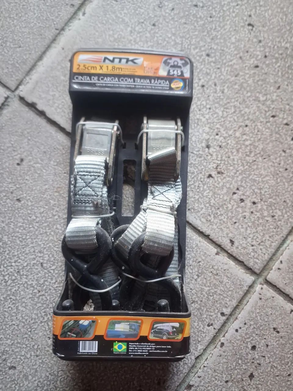 Cinta catraca 1 metro e oitenta com trava Naltika R$ 166.00