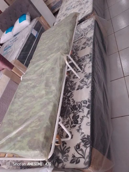 Cama box solteirão de espuma ENTREGA GRÁTIS NO MESMO DIA 
