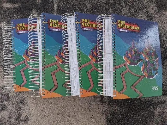 Livros SAS - Coleção Pré-vestibular - Linguagens + Matemática + Natureza + Humanas