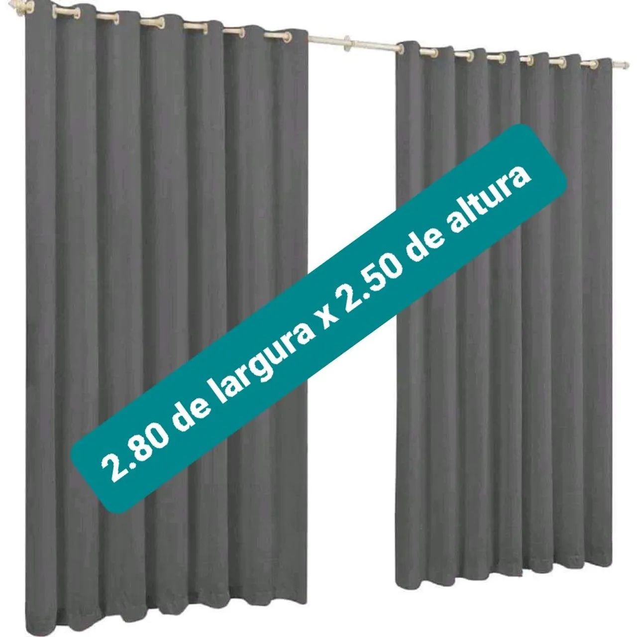 Cortina Oxford 2.80  X 2.50 Apenas R$ 90 - Foto 6