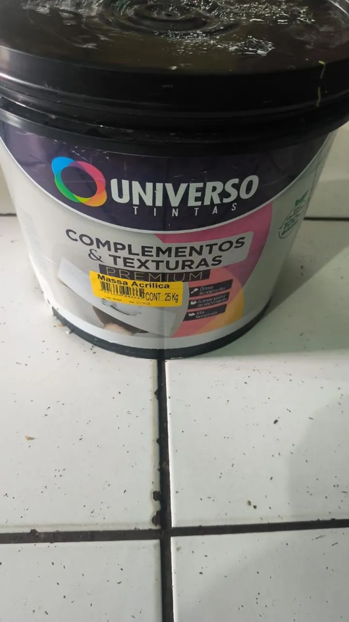Massa Acrílica Universo Tintas - 25kg