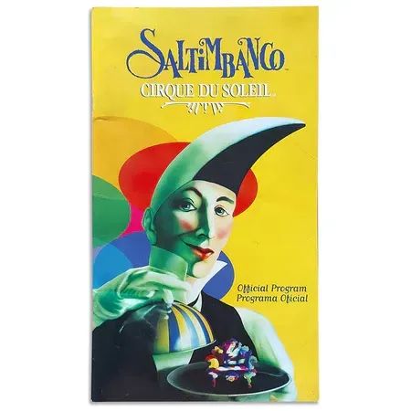 Saltimbanco - Cirque du Soleil - Programa Oficial - Rio de Janeiro, 2006 - Raridade!