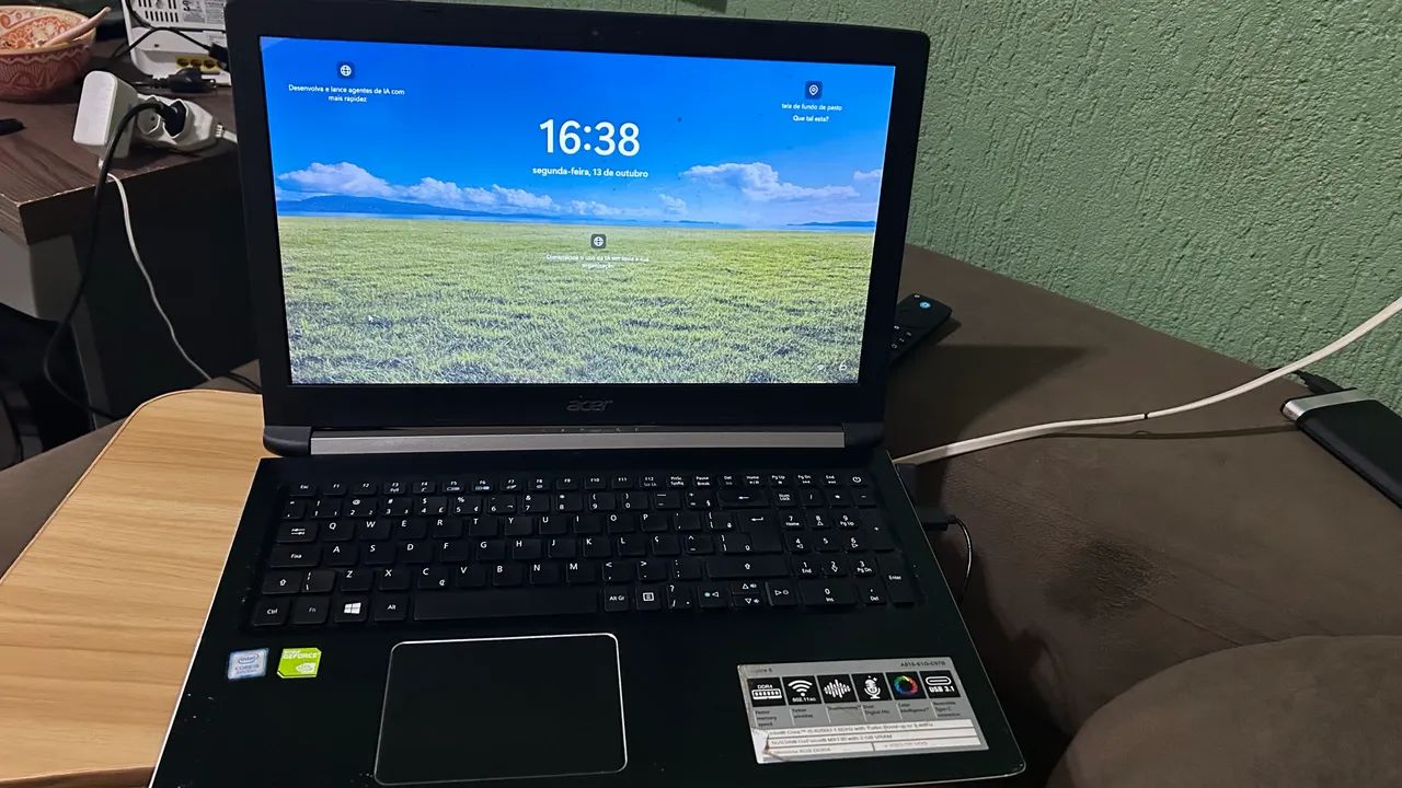 Notebook Acer Aspire A515-51G-C97B - i5, 8 GB, SSD 128 GB, Placa Dedicada