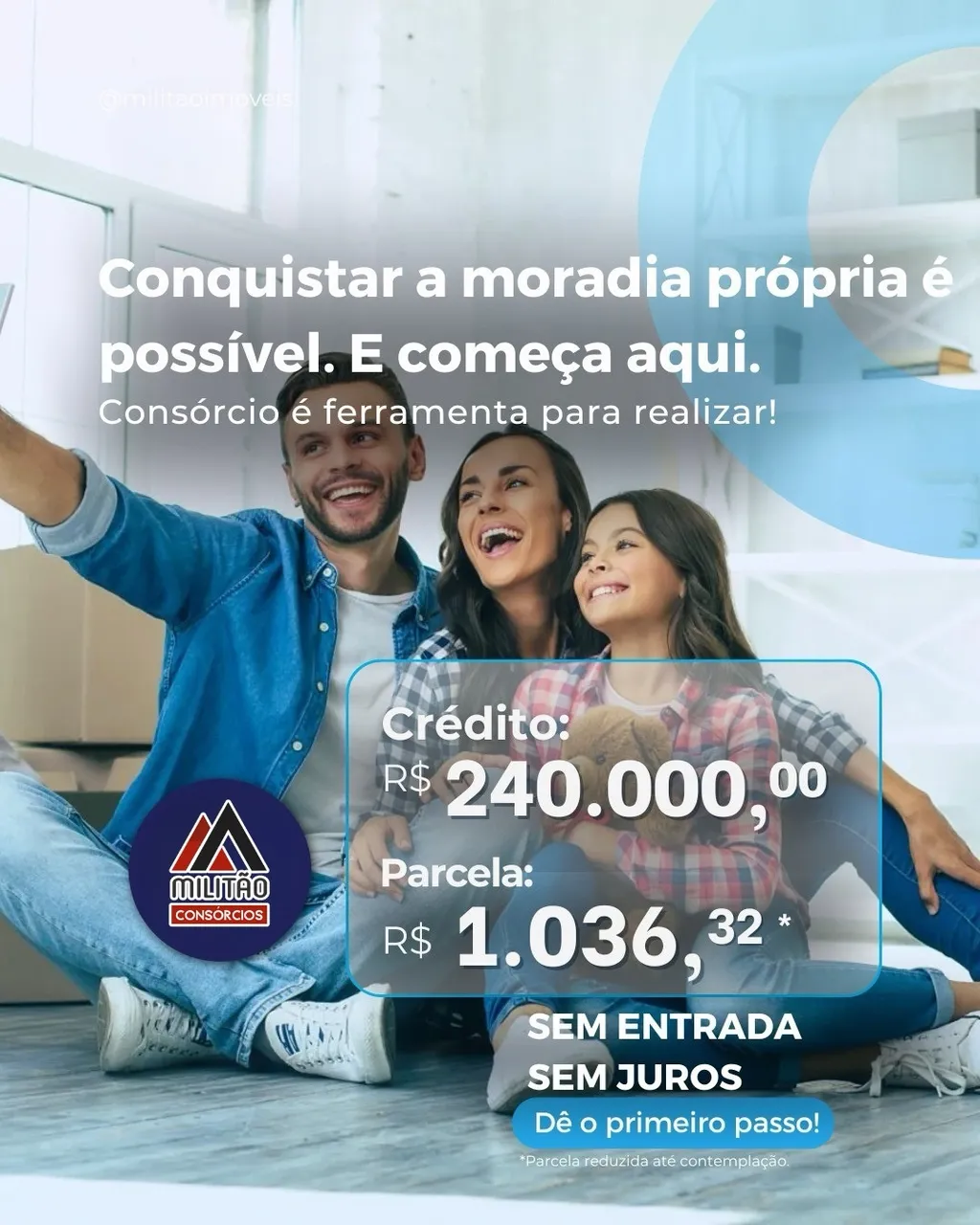 IMÓVEL COM ENTRADA FACILITADA