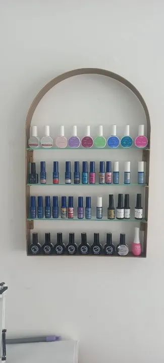 Esmalteiro de ferro 2 peças.