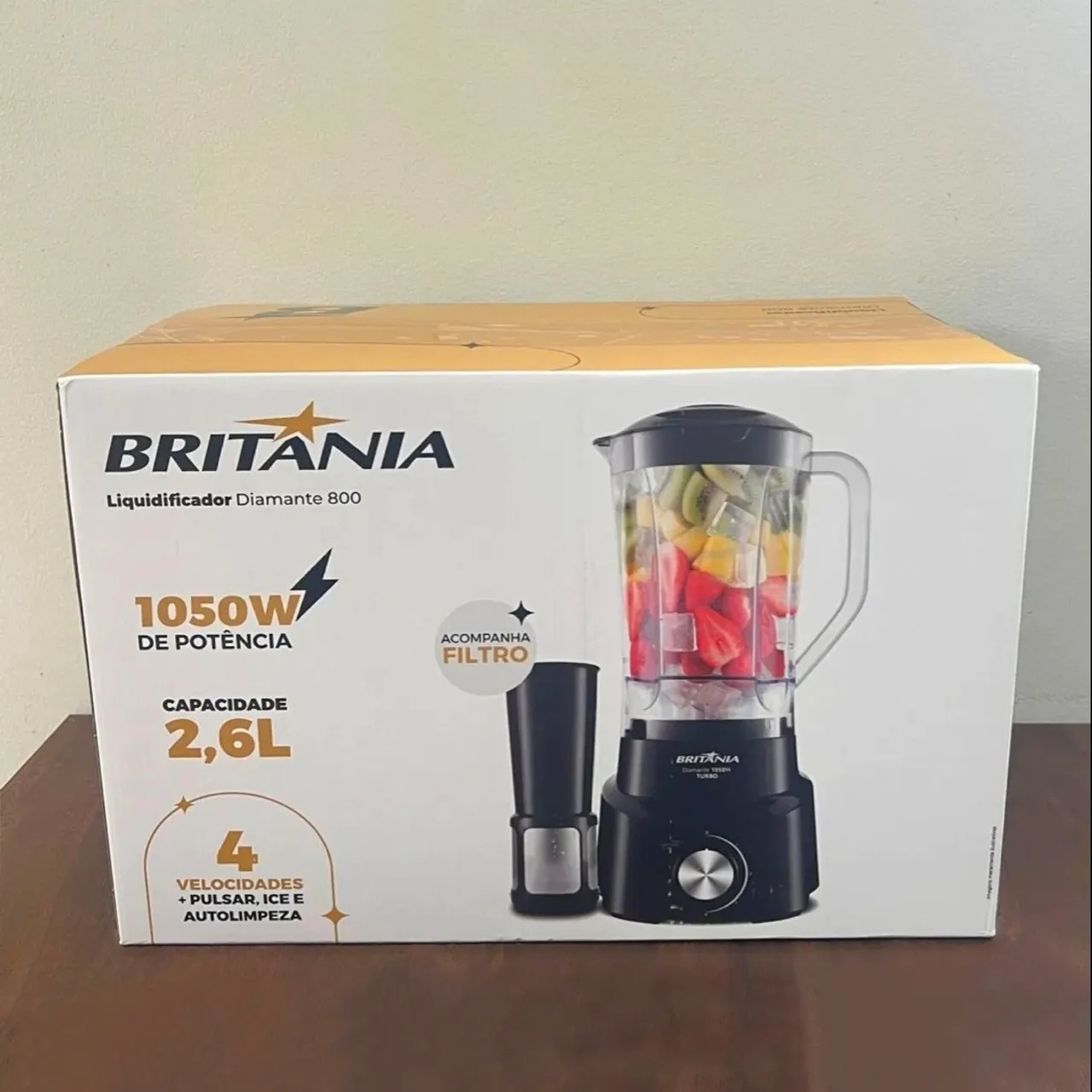 Liquidificador Britânia 1050W novo lacrado