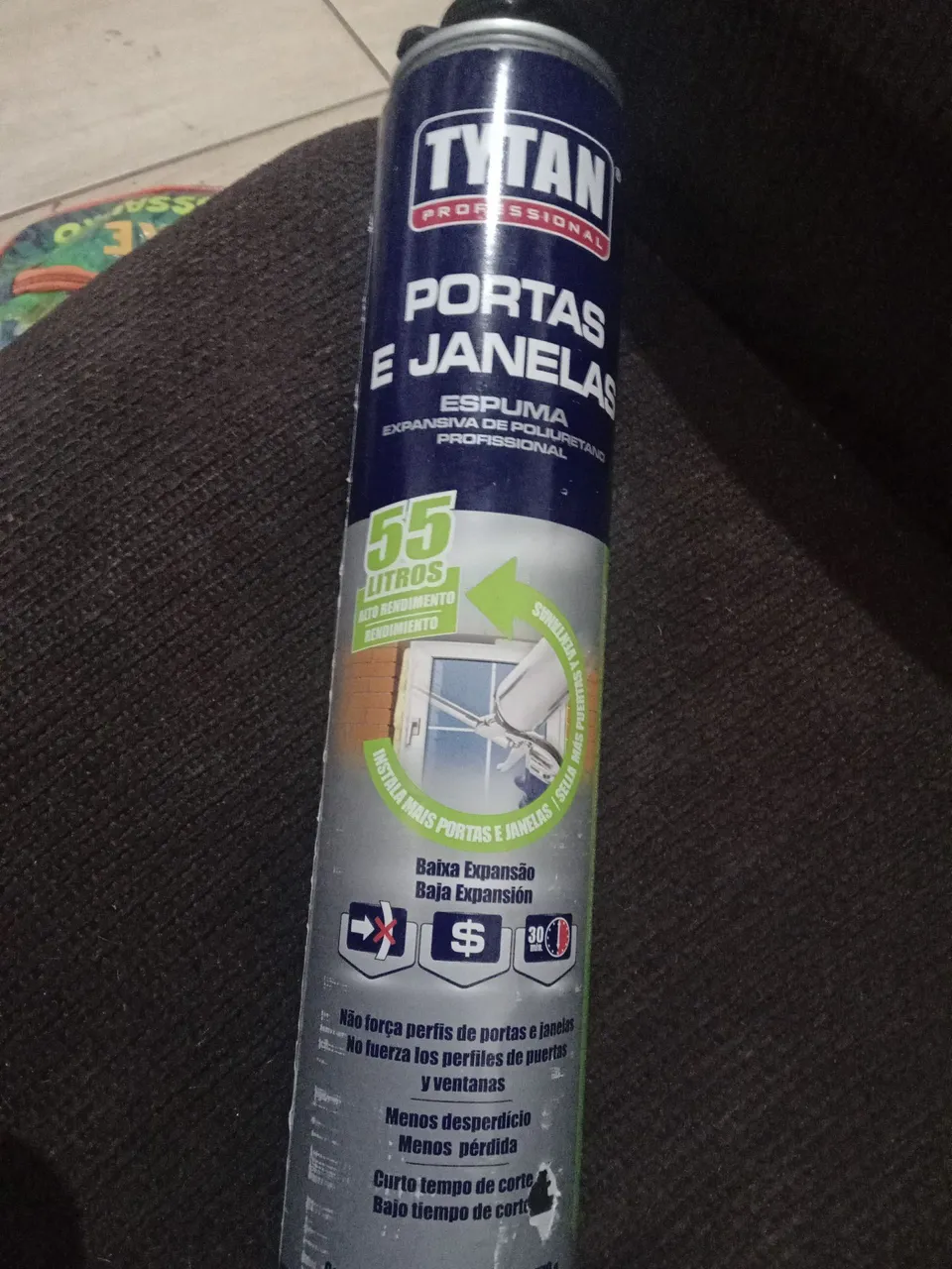 Espuma pra instalar portas e janelas 
