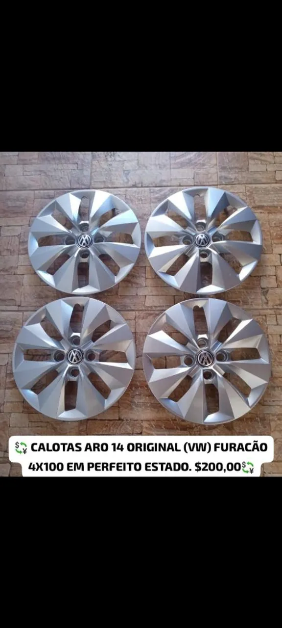Calotas Aro 14 Original VW Furação 4x100