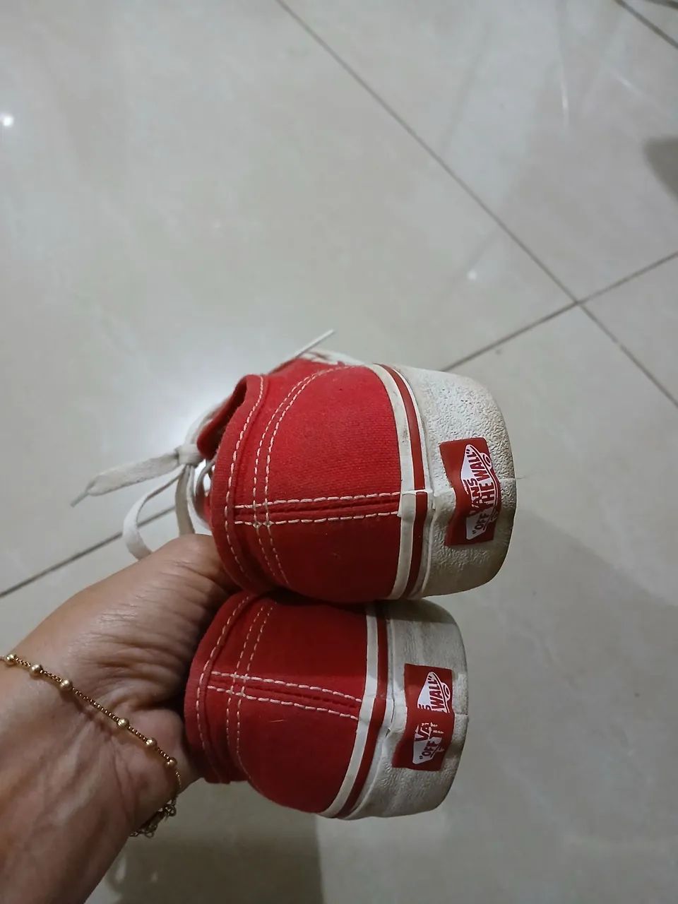 Tênis Vans Original Vermelho - Foto 3