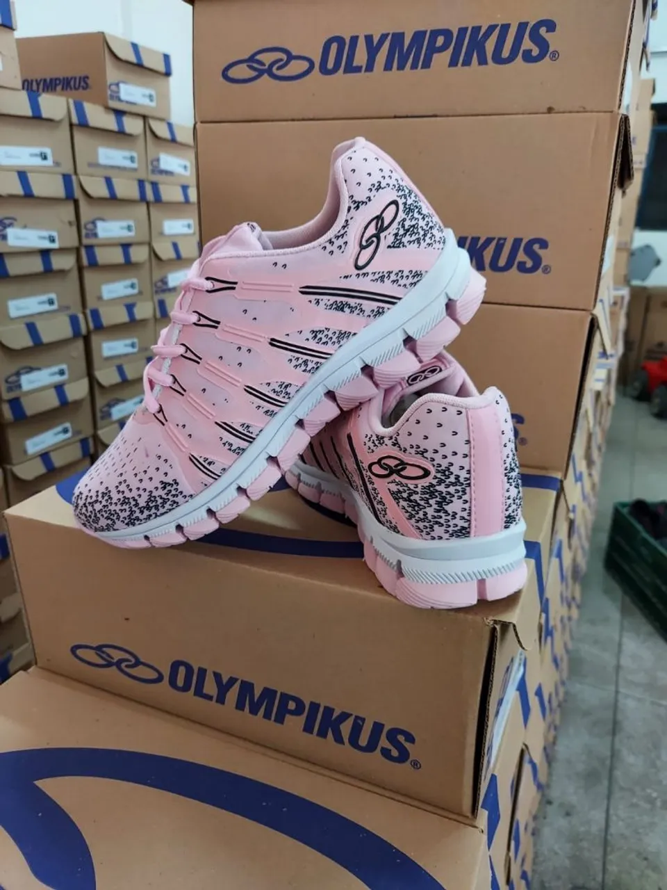 Tênis Olympikus Feminino Rosa - Pronta Entrega!