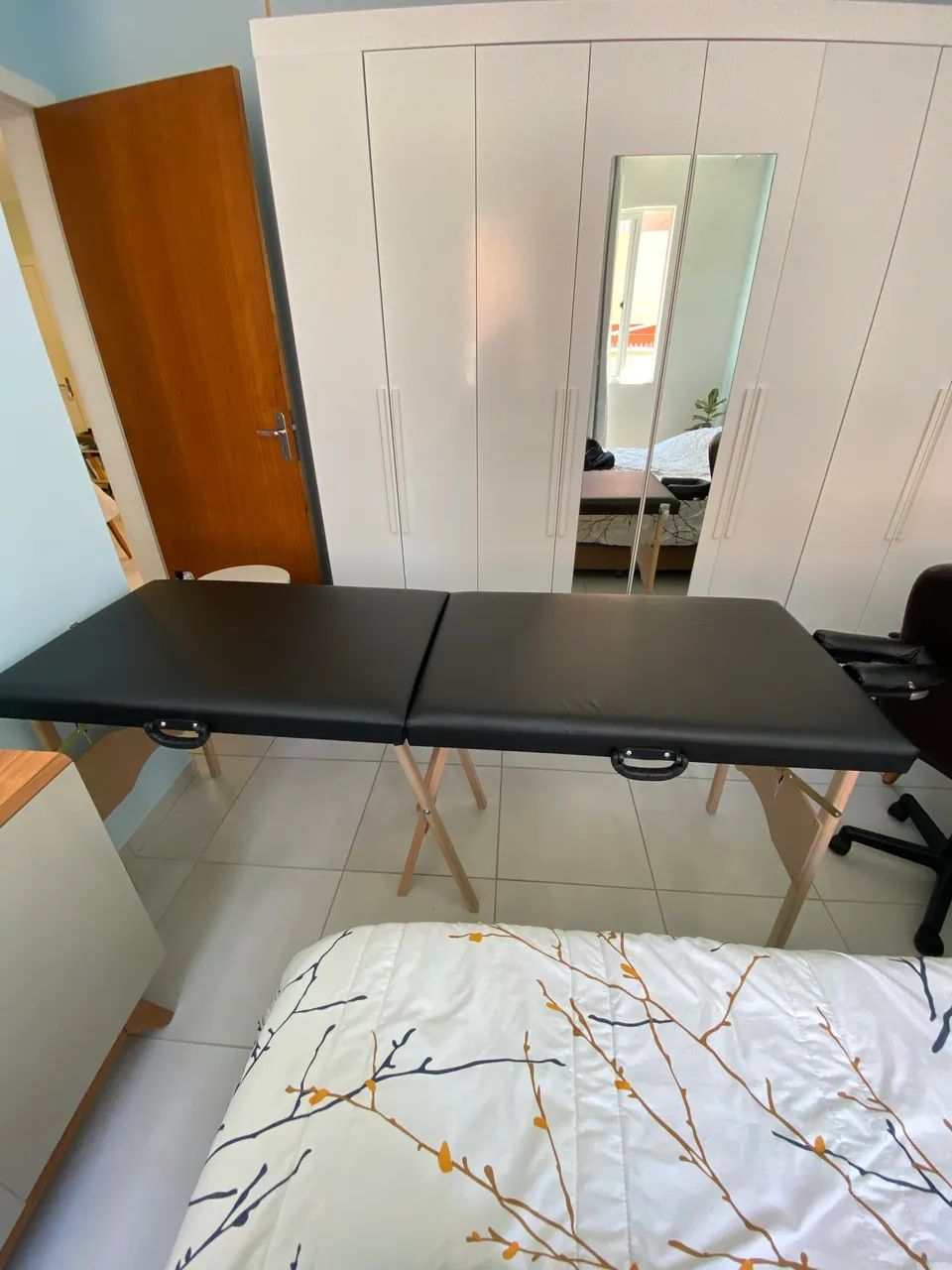 Maca portátil com rodinhas e capa impermeável  - Foto 2